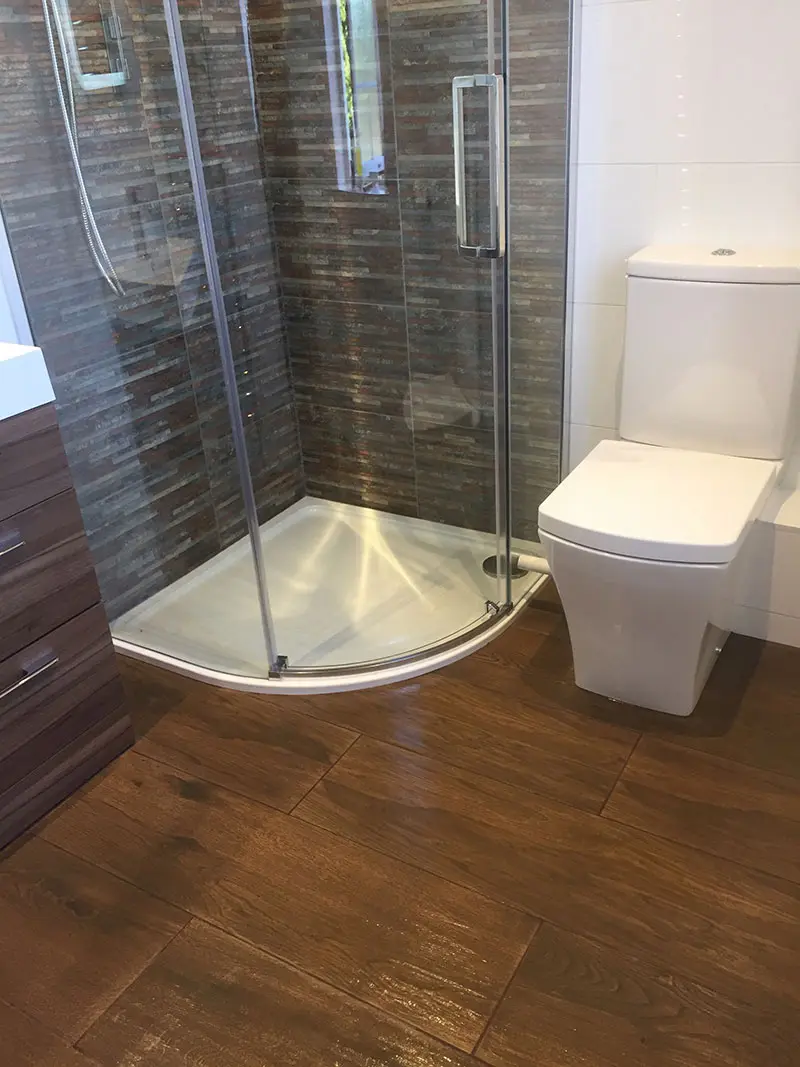 Ensuite with Shower and Textured Tiling