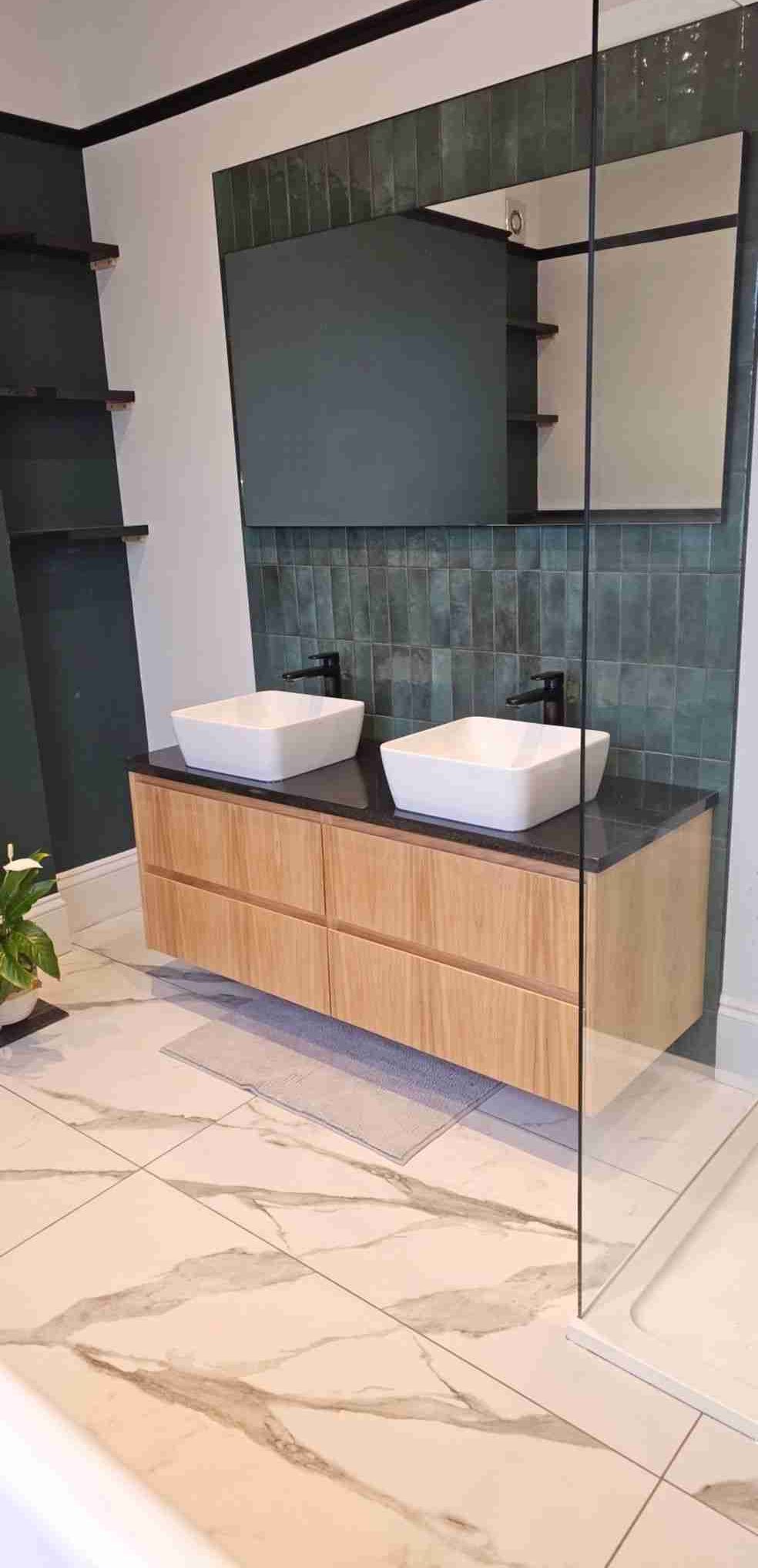Modern bathroom renovation